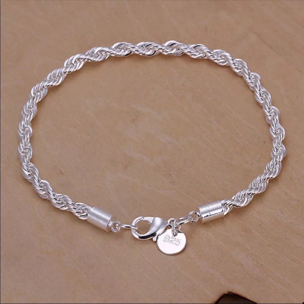 Pure Silver 925 Bracelets for Men Women - Picture 4 of 4